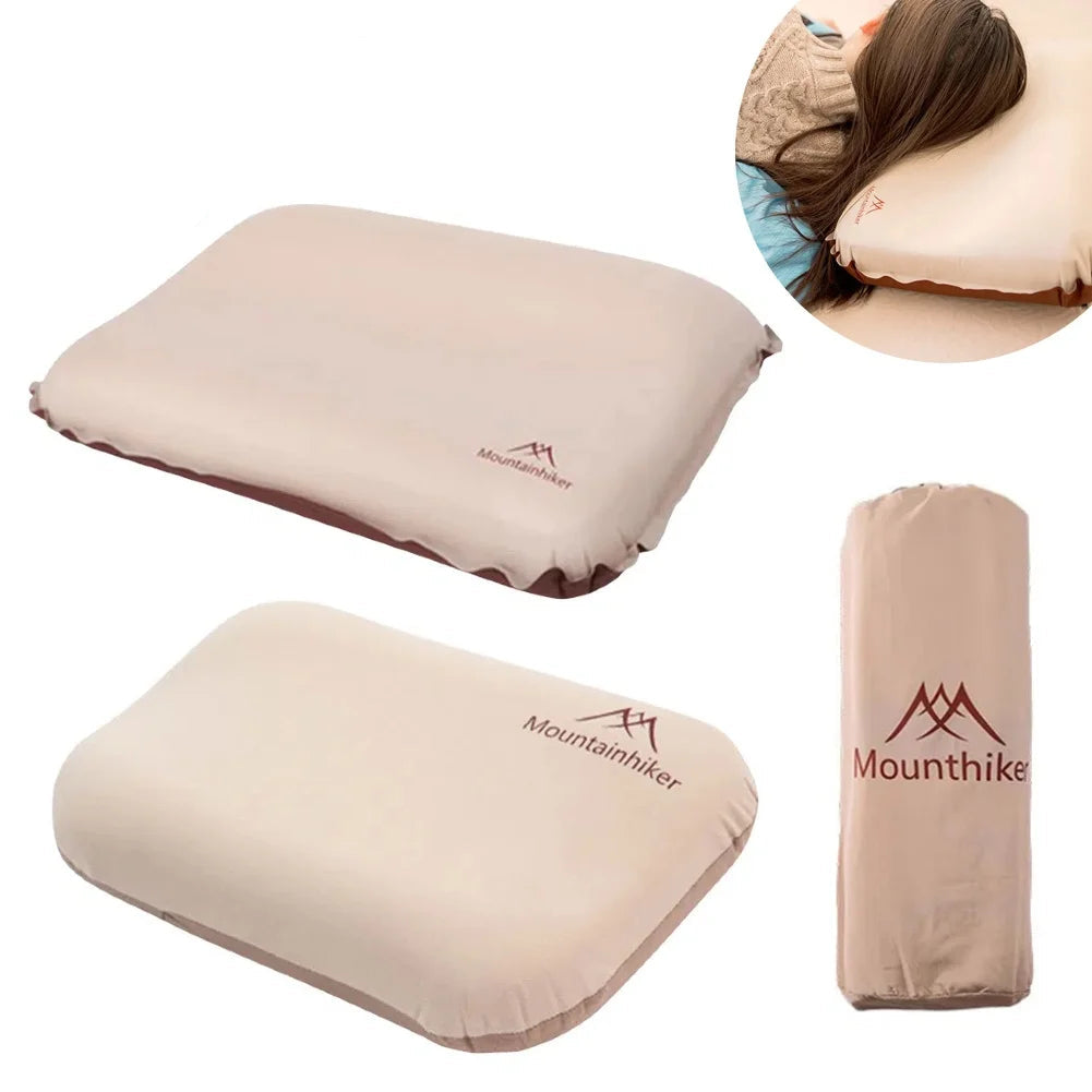 Woolpack Self-Inflating Camping Pillow – Ultralight 3D Sponge Comfort