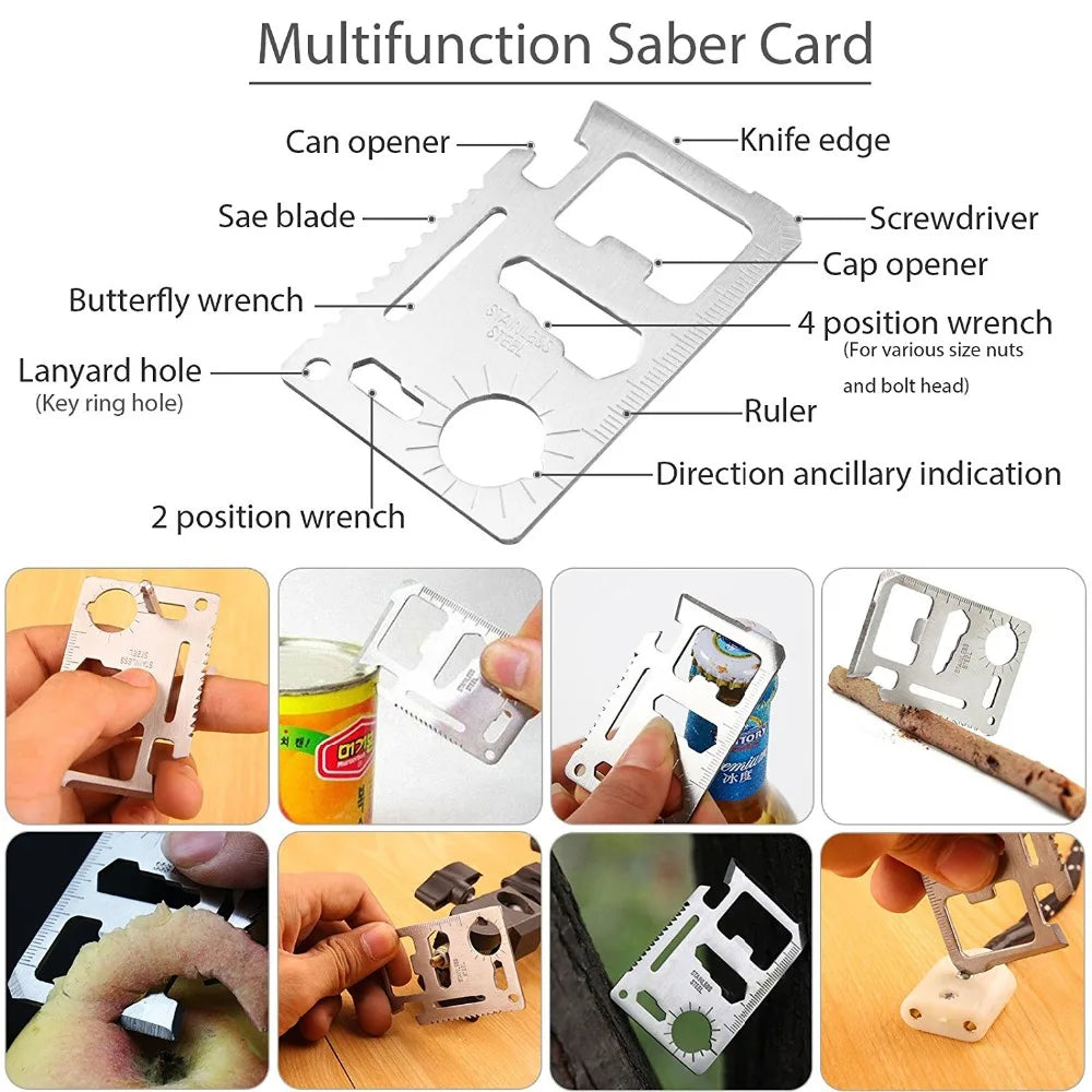 Woolpack Emergency Survival Kit – Multifunction Tactical Outdoor Gear