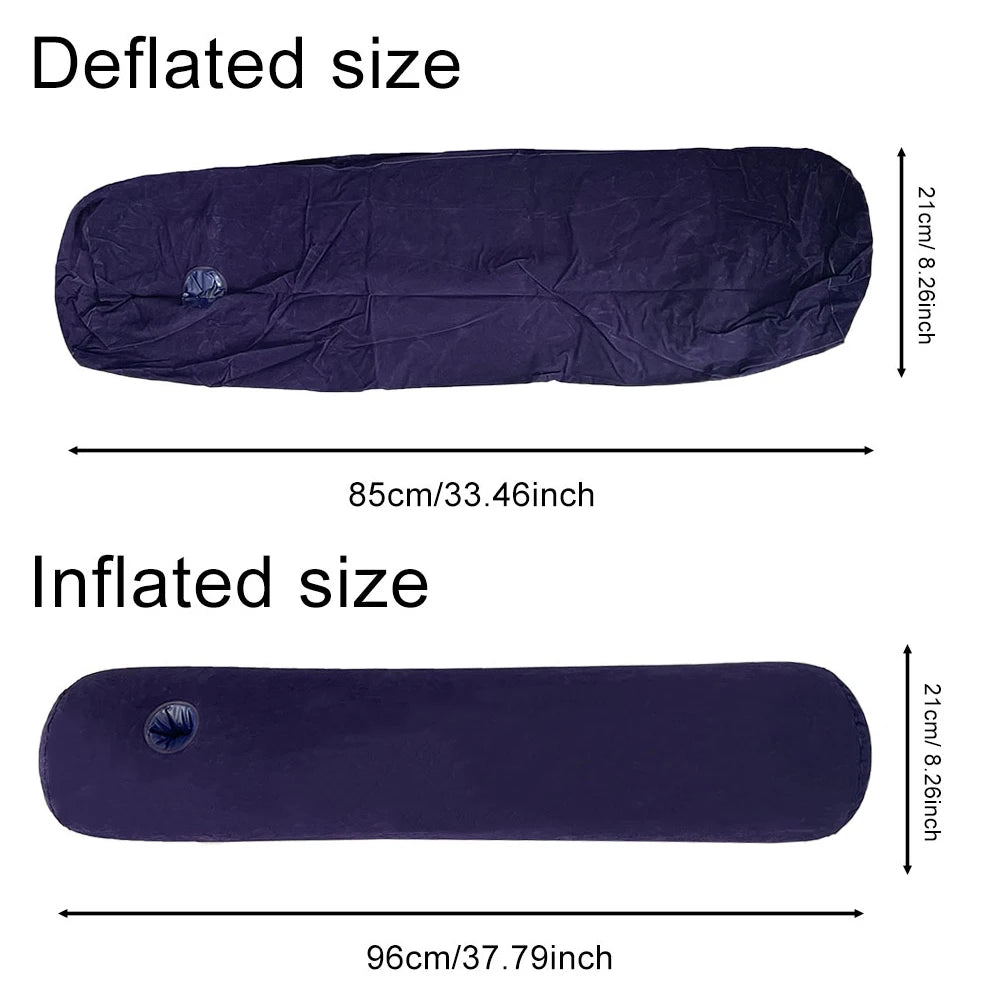 Woolpack Inflatable Cylinder Pillow – Orthopedic Car & Travel Neck Support Cushion