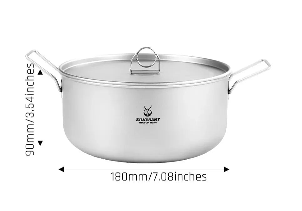 Woolpack Titanium Cookware Set – Pot & Pan Ultralight Bushcraft Cooking Kit