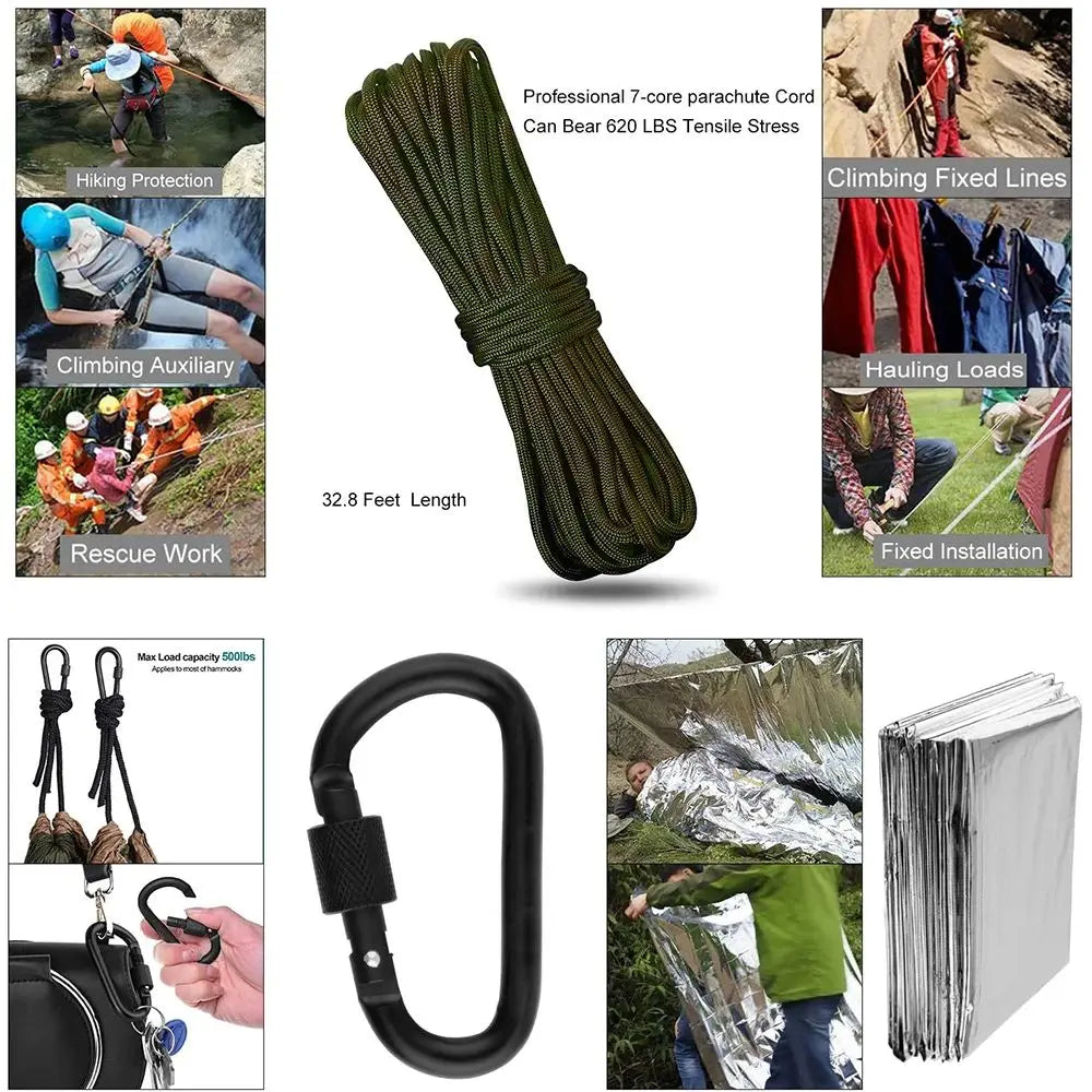 Woolpack Emergency Survival Kit – Multifunction Tactical Outdoor Gear