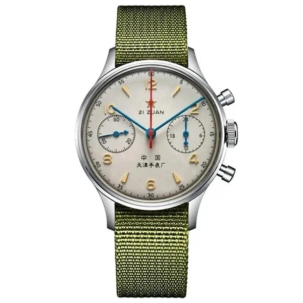 The 1963 Pilot Chronograph – 42mm Retro Quartz Watch