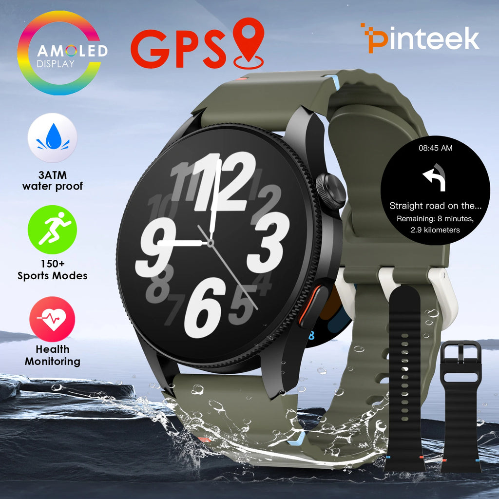 G12 Smartwatch – 1.43" AMOLED, GPS, Bluetooth Call