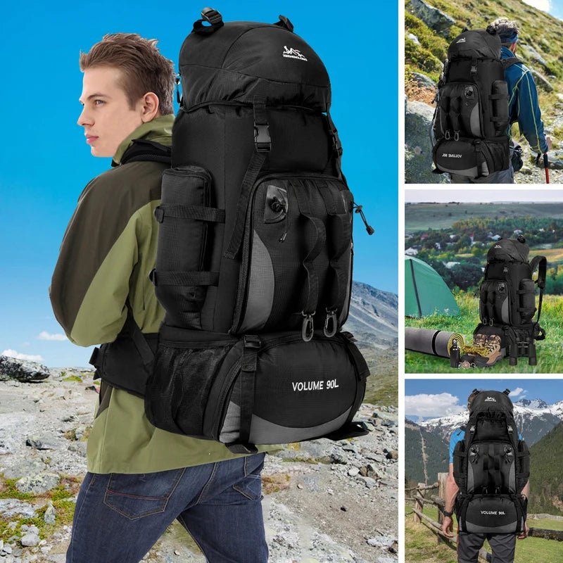 Woolpack Expedition Backpack 90L – Waterproof, Large Capacity