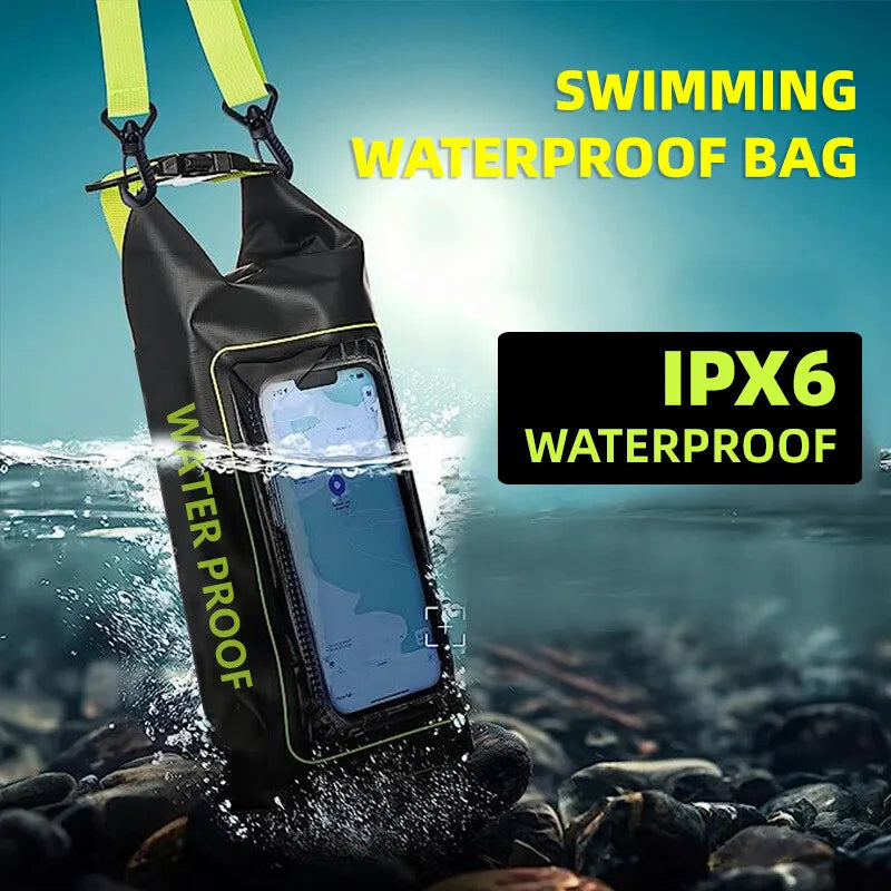Woolpack 2L Touchscreen Waterproof Dry Bag – PVC Floating Sack