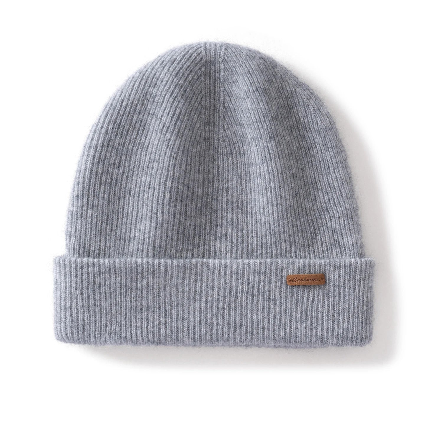 Woolpack cashmere beanie for men and women in solid knit design