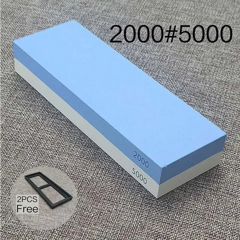 Woolpack Double-Sided Whetstone – Professional Knife Sharpening Stone (1000/3000/6000 Grit)