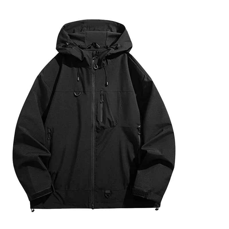 Woolpack ultralight waterproof windbreaker jacket with hood for hiking and outdoor use