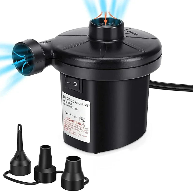 Woolpack Electric Air Pump – Portable Inflator/Deflator with Nozzles (EU Plug)