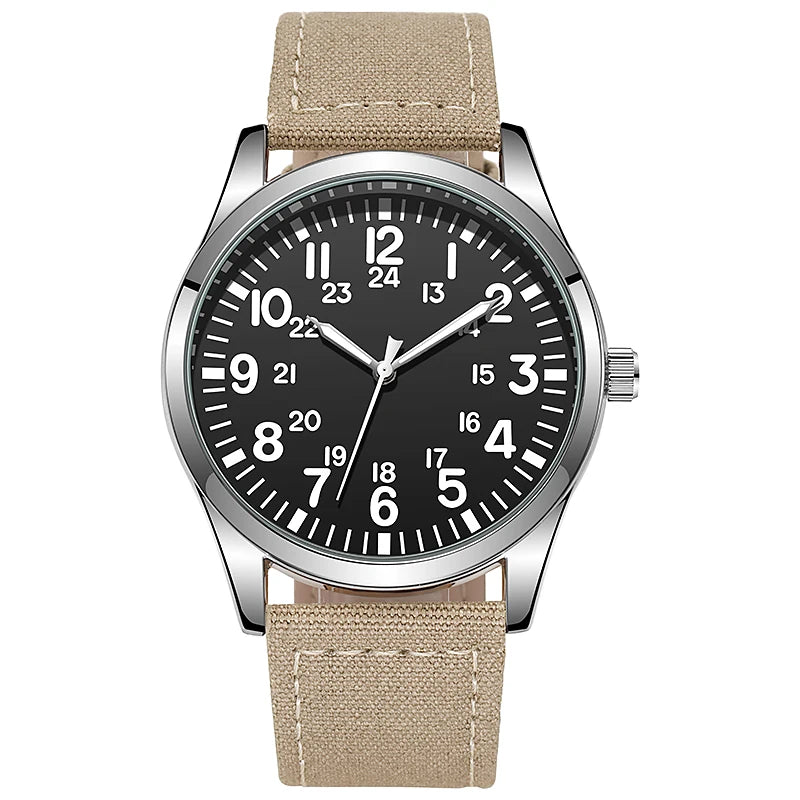 Woolpack W1-0 Original Field Watch 42mm Quartz on leather