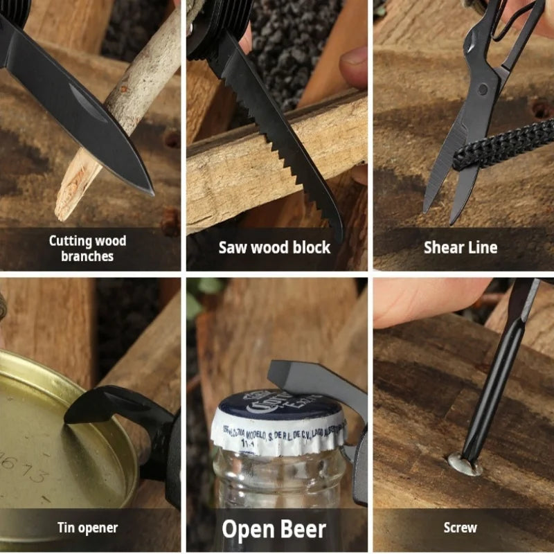 Woolpack Swiss-Style Multi-Tool – Folding Pocket Knife withmany functions