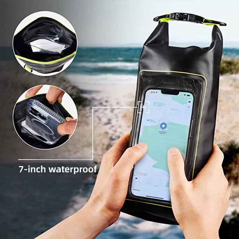 Woolpack 2L Touchscreen Waterproof Dry Bag – PVC Floating Sack