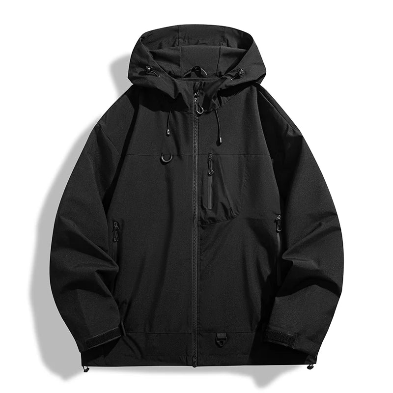 Woolpack ultralight waterproof windbreaker jacket with hood for hiking and outdoor use