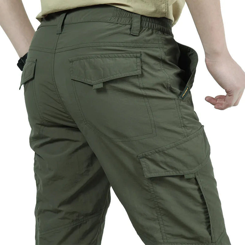 Woolpack Men’s Tactical Cargo Pants – Lightweight Waterproof Multi-Pocket