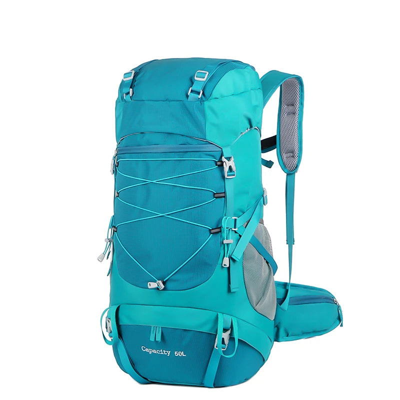 Woolpack trekking backpack multiple storage compartments detail