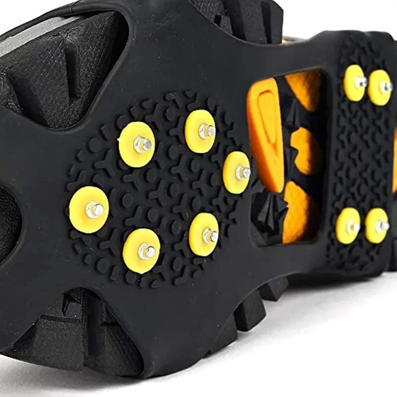 Woolpack Ice Traction Cleats – 10-Stud Anti-Slip Snow Grips (2-Pack)