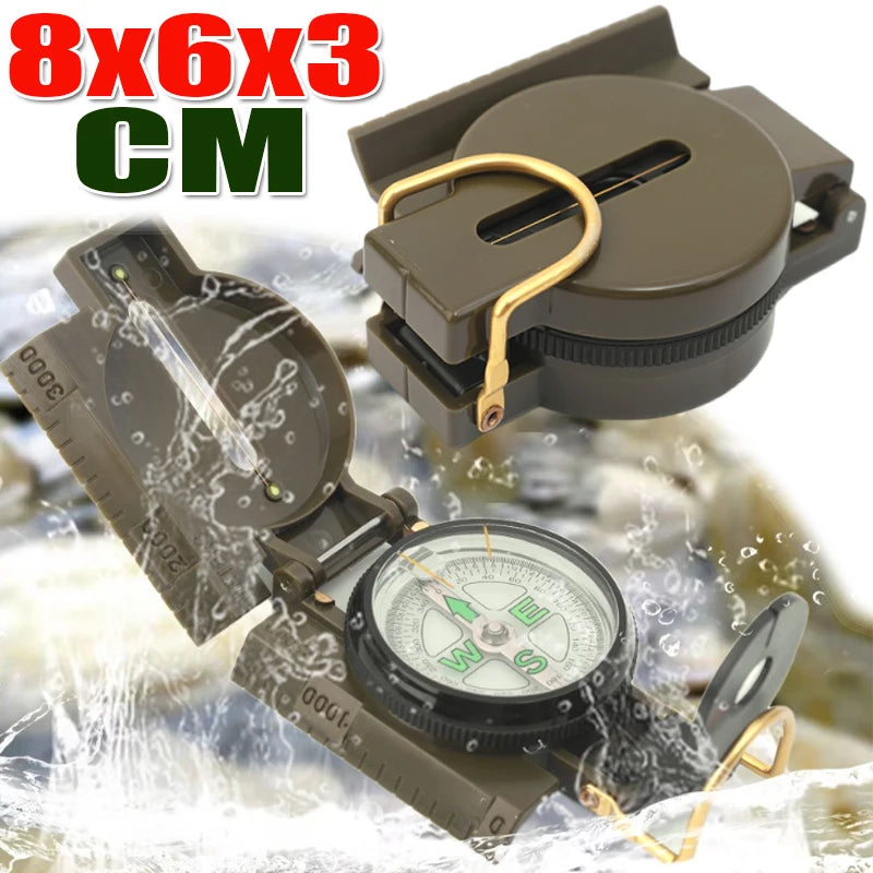 Woolpack Military Outdoor Compass – High-Precision, Waterproof