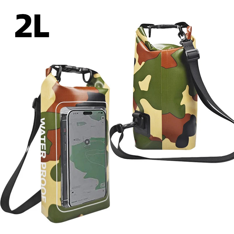 Woolpack 2L Touchscreen Waterproof Dry Bag – PVC Floating Sack