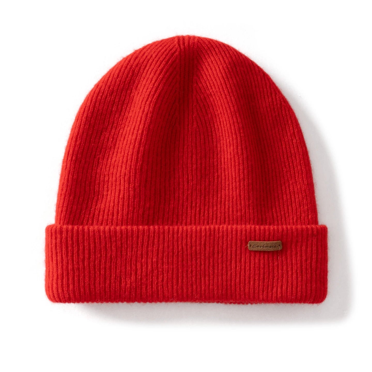 Woolpack cashmere beanie for men and women in solid knit design