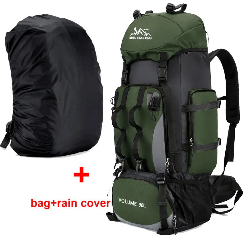 Woolpack Expedition Backpack 90L – Waterproof, Large Capacity