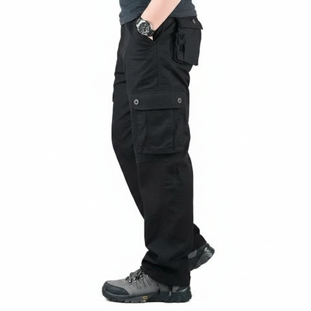 Woolpack technical hiking pants for men on outdoor trail