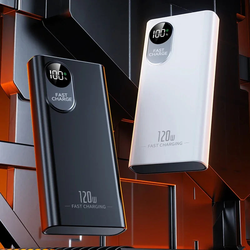 Xiaomi x Woolpack 120W Fast-Charge Power Bank – High-Capacity Portable Battery (10,000–50,000mAh)