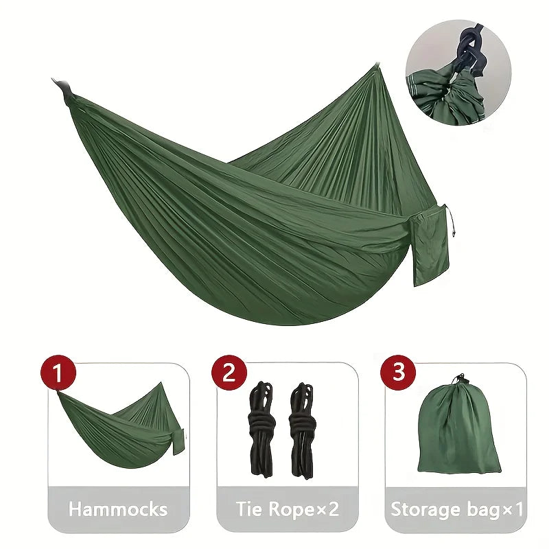 Woolpack Lightweight Hammock Set with Straps & Storage Bag