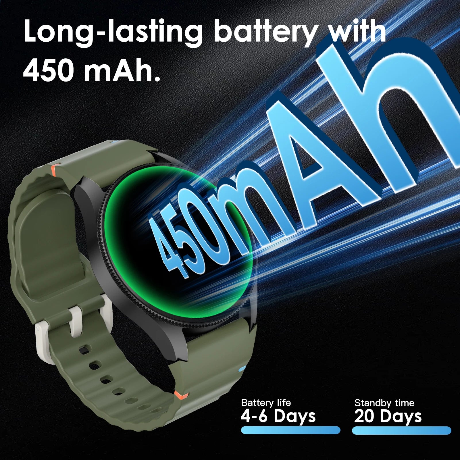 G12 Smartwatch – 1.43" AMOLED, GPS, Bluetooth Call