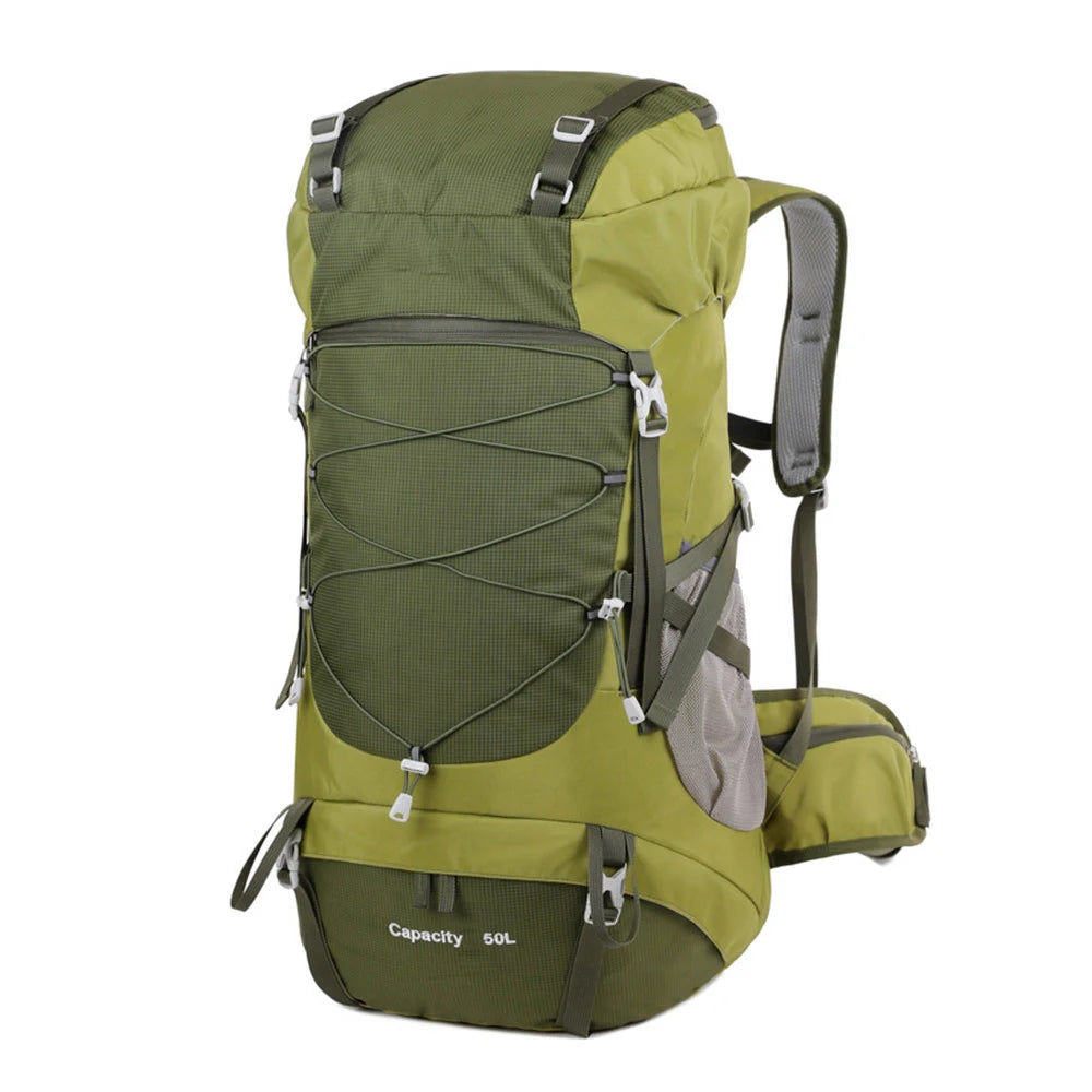 Woolpack trekking backpack multiple storage compartments detail