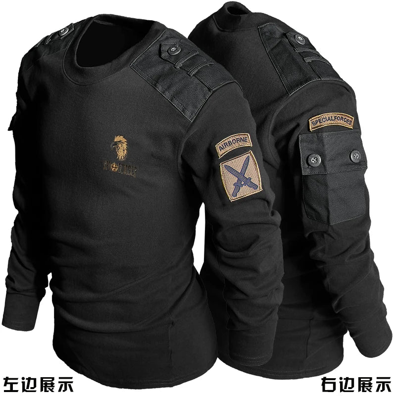 Woolpack Tactical Long-Sleeve T-Shirt – Cotton, Military Style