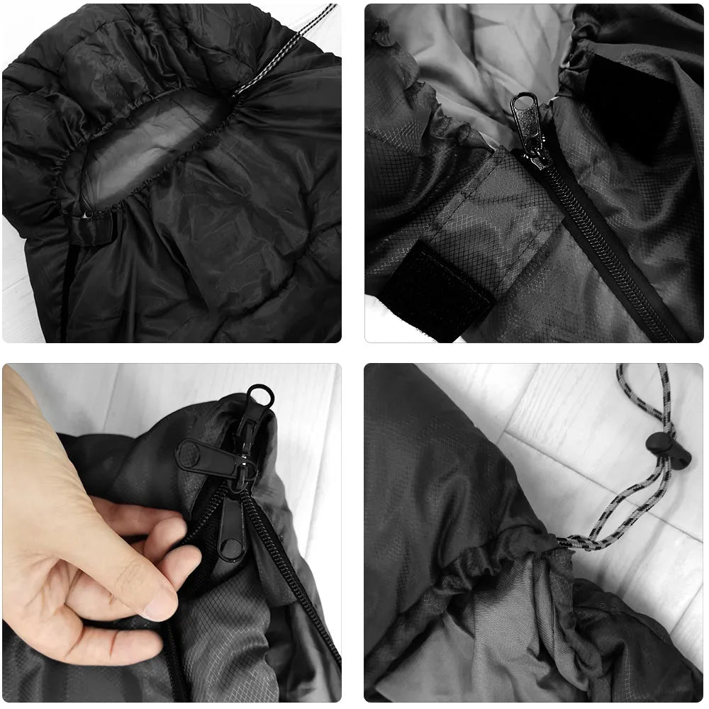 Woolpack ultralight sleeping bag for camping and backpacking