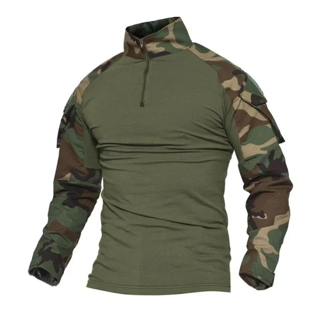Woolpack Tactical Long-Sleeve Shirt – Military Style, Moisture-Wicking