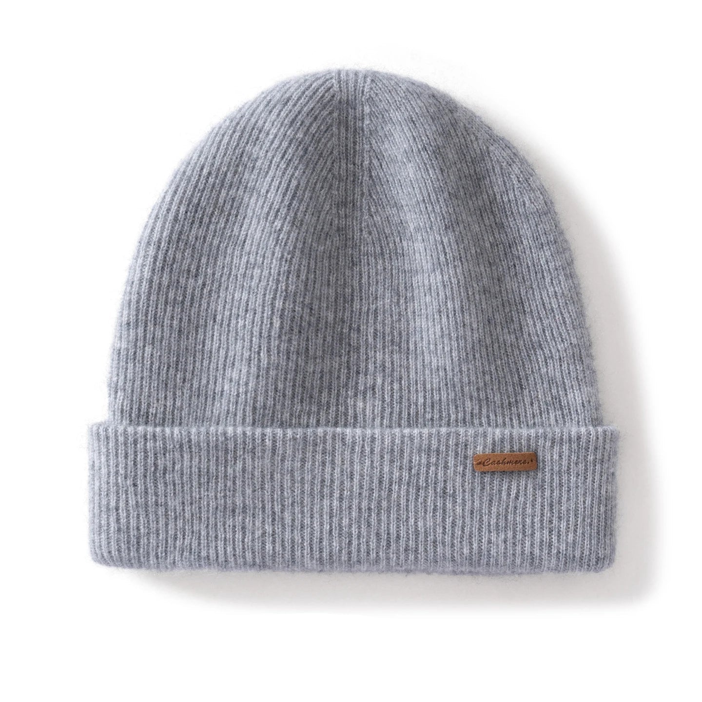 Woolpack cashmere beanie for men and women in solid knit design