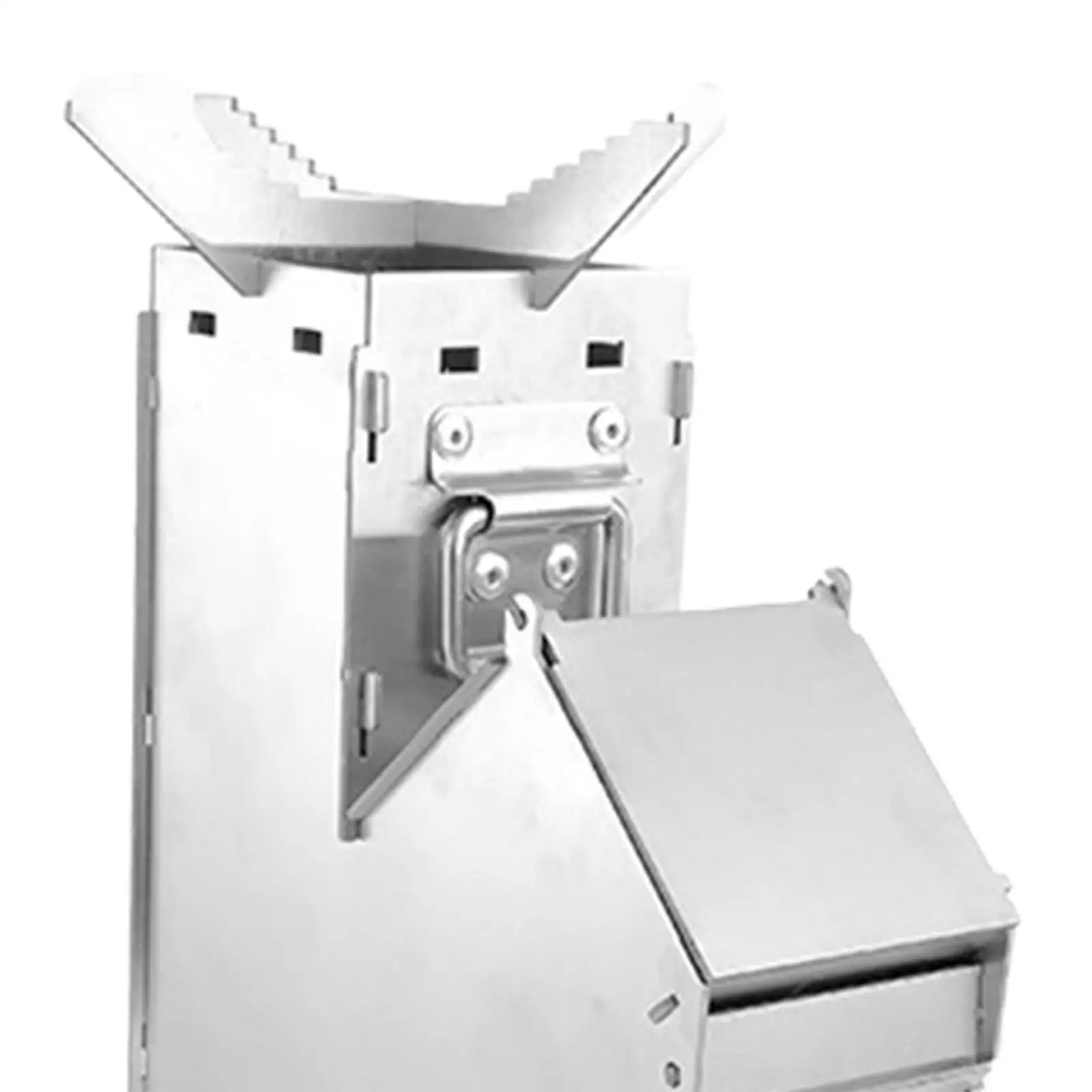 Woolpack Stainless Steel Rocket Stove – Portable Wood-Burning Camp Cooker