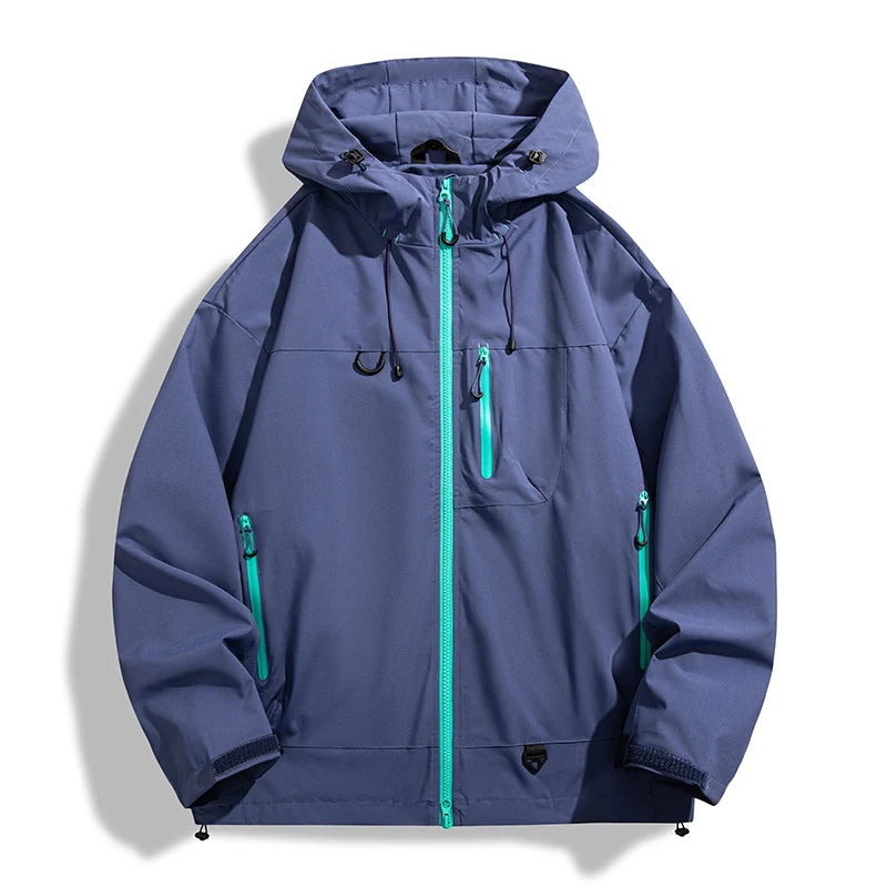 Woolpack ultralight waterproof windbreaker jacket with hood for hiking and outdoor use