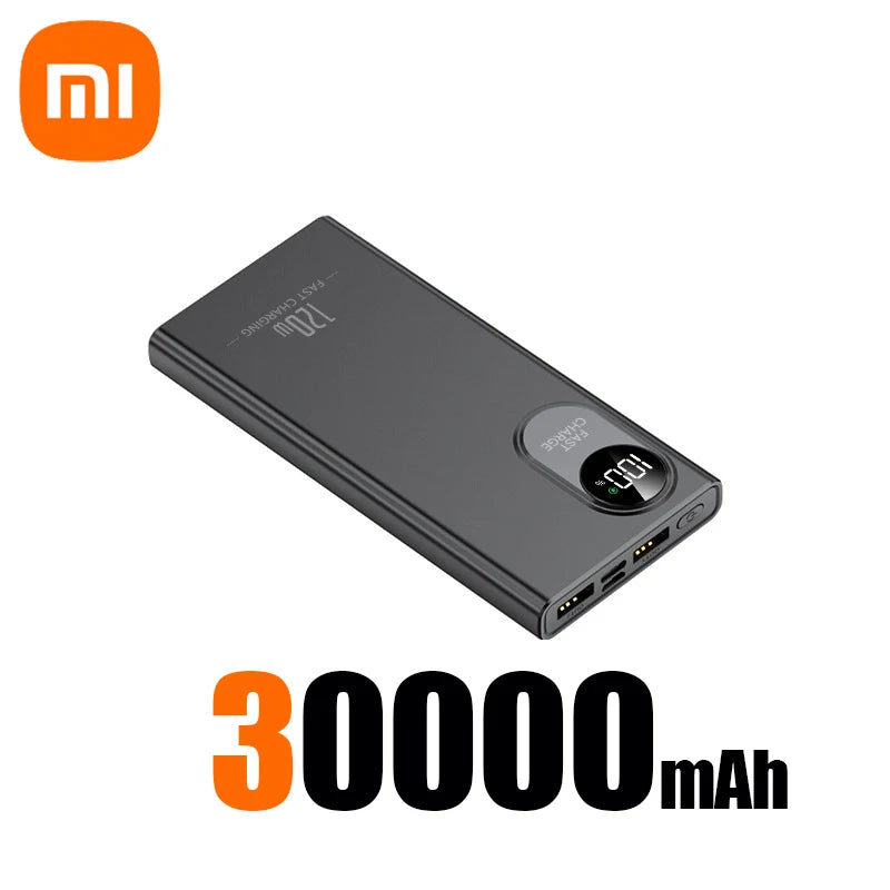 Xiaomi x Woolpack 120W Fast-Charge Power Bank – High-Capacity Portable Battery (10,000–50,000mAh)