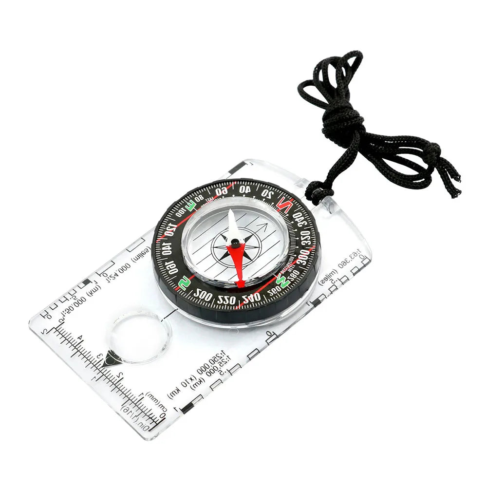 Woolpack Orienteering Baseplate Compass – Waterproof, Quick-Stabilizing Navigation Tool