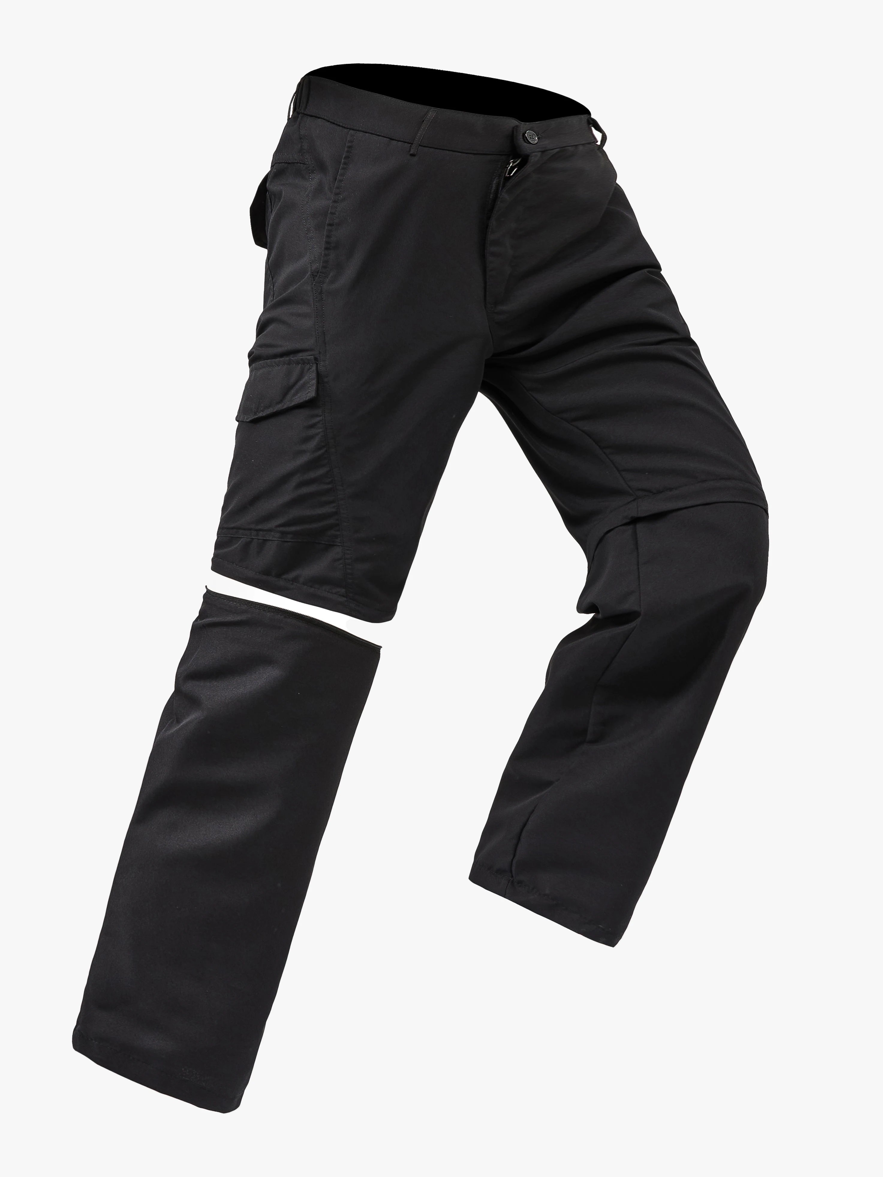 Woolpack Men’s Convertible Hiking Pants – Zip-Off Cargo Trousers