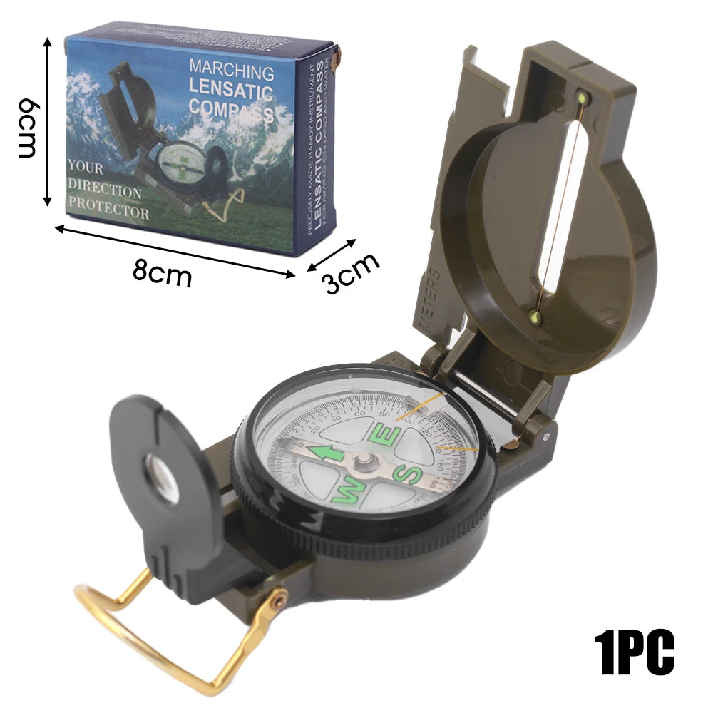 Woolpack Military Outdoor Compass – High-Precision, Waterproof