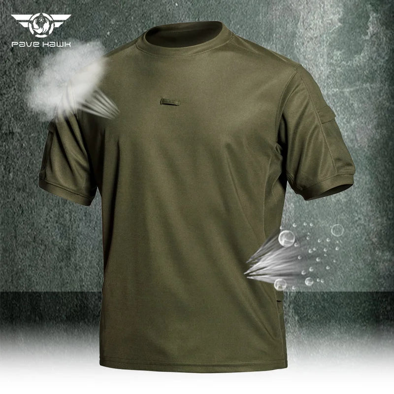 Woolpack Tactical Quick-Dry T-Shirt – Breathable, Short Sleeve