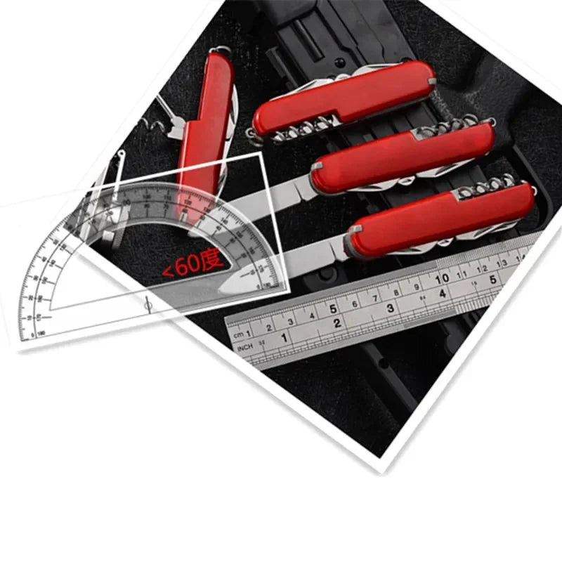 Woolpack Multi-Function Swiss-Style Pocket Tool – Stainless Steel