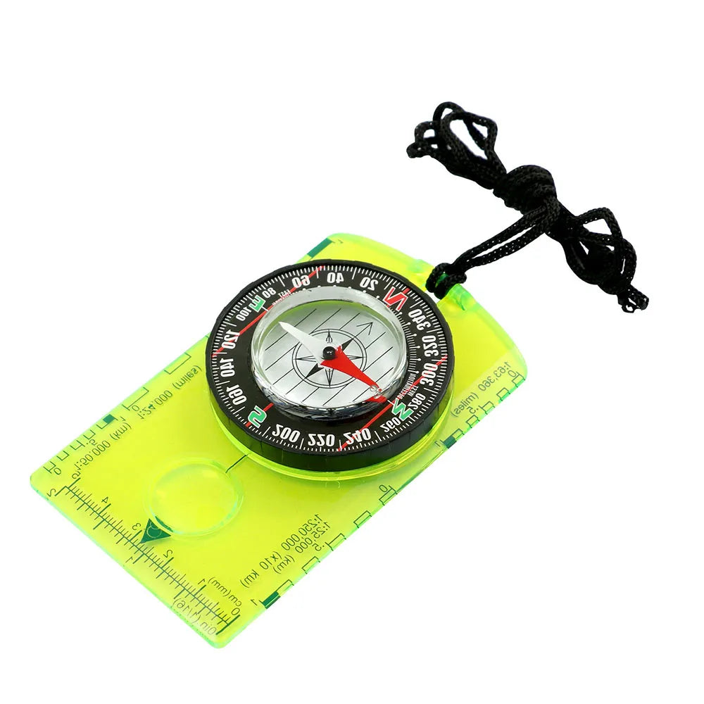 Woolpack Orienteering Baseplate Compass – Waterproof, Quick-Stabilizing Navigation Tool