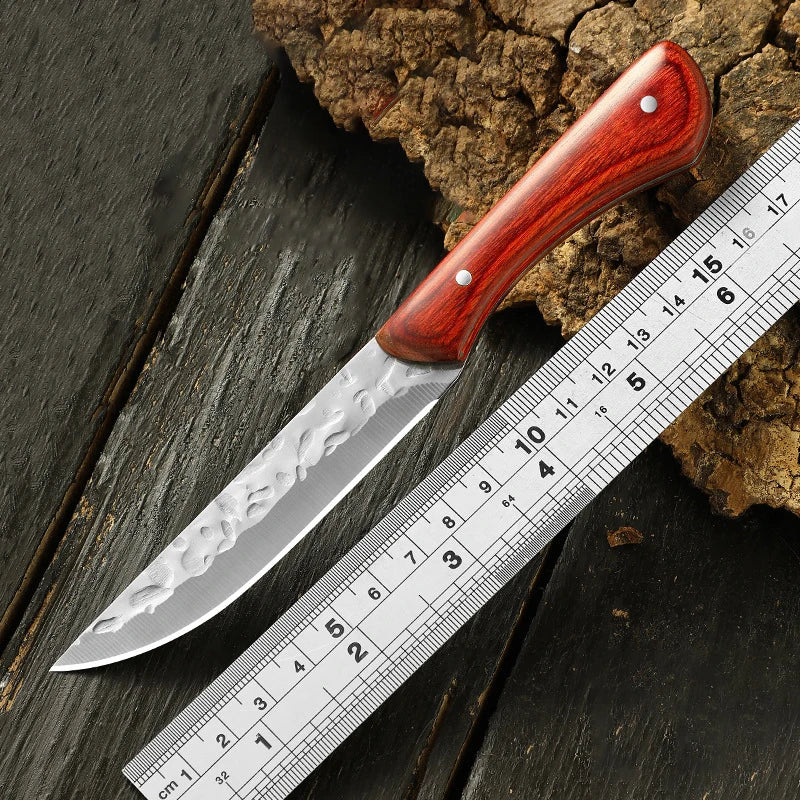 Woolpack Compact Outdoor Cleaver – Wooden Handle, Stainless Steel Blade