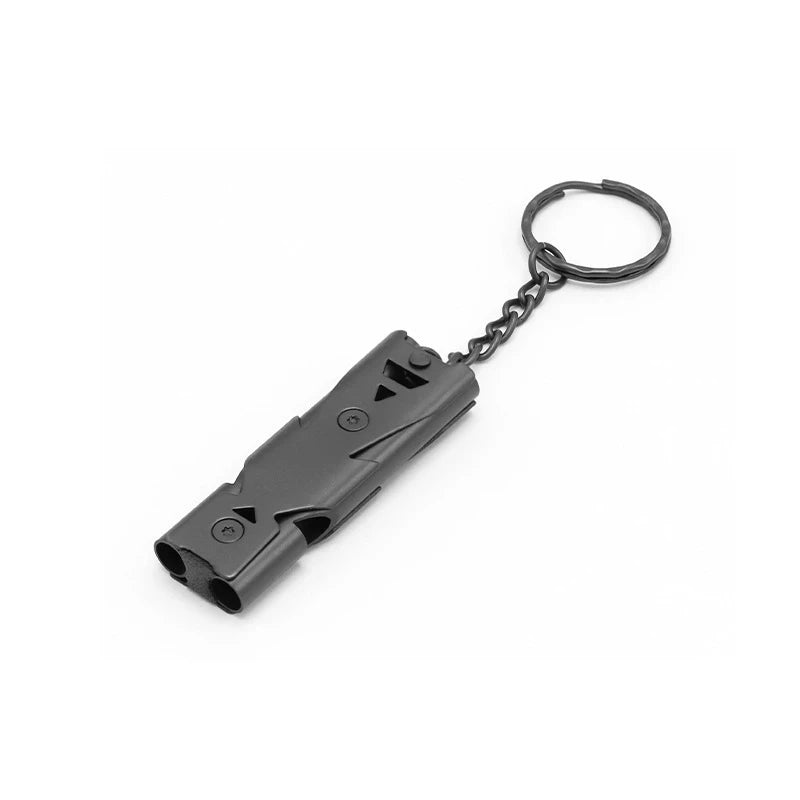 Woolpack 150dB Double-Tube Survival Whistle – Stainless Steel Emergency Signal