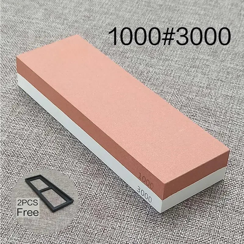 Woolpack Double-Sided Whetstone – Professional Knife Sharpening Stone (1000/3000/6000 Grit)