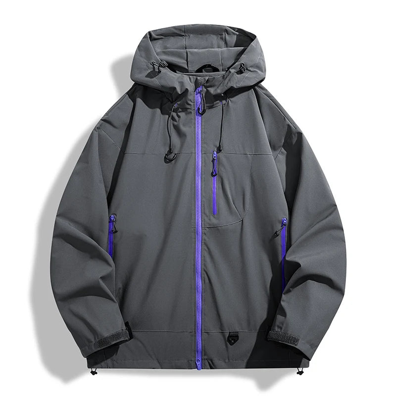 Woolpack ultralight waterproof windbreaker jacket with hood for hiking and outdoor use