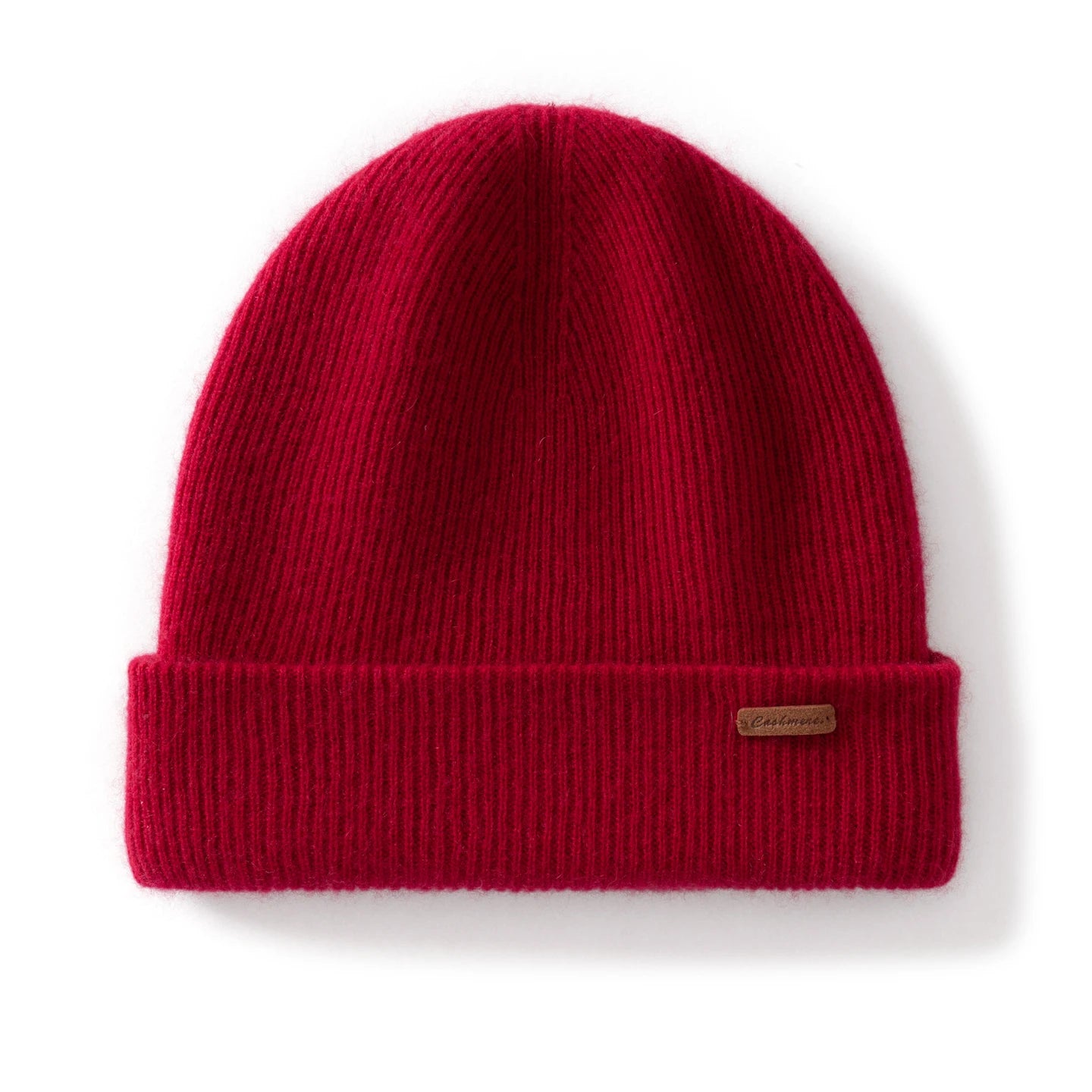 Woolpack cashmere beanie for men and women in solid knit design