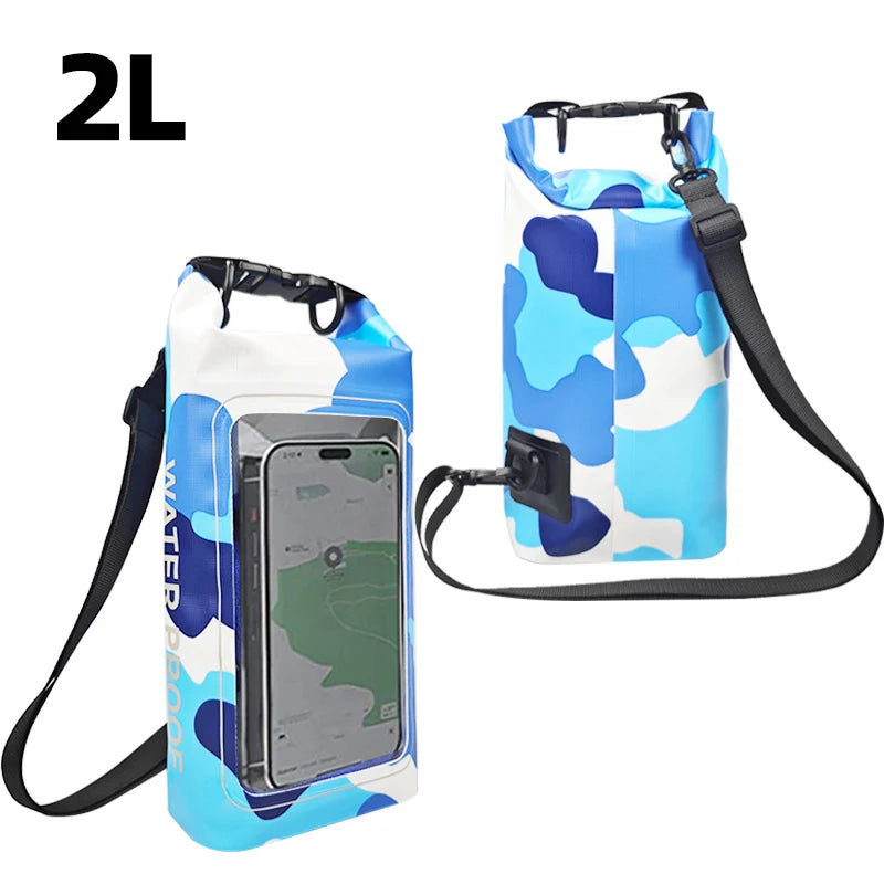 Woolpack 2L Touchscreen Waterproof Dry Bag – PVC Floating Sack