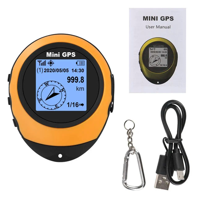 Mini GPS Navigator – Satellite Compass, Altitude & Tracking
