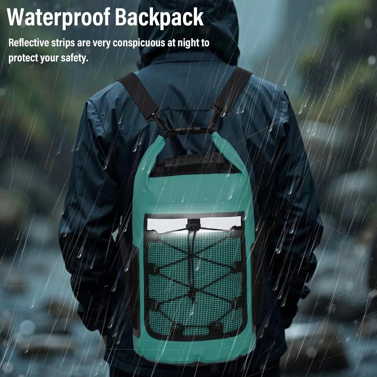 Woolpack Waterproof 25L Roll-Top Dry Bag Backpack